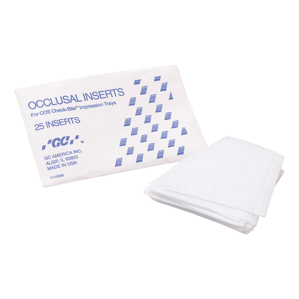 COE OCCLUSAL INSERTS 25PC