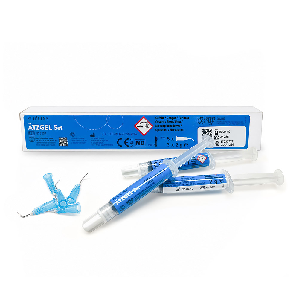 PLULINE gel de gravure, 3 x 2 g seringue + 5 embouts