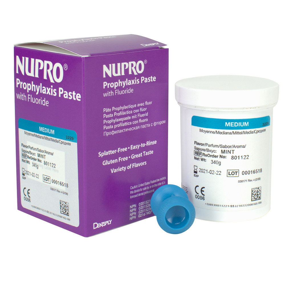 Nupro medium avec fluor menthe pot 340 gr
