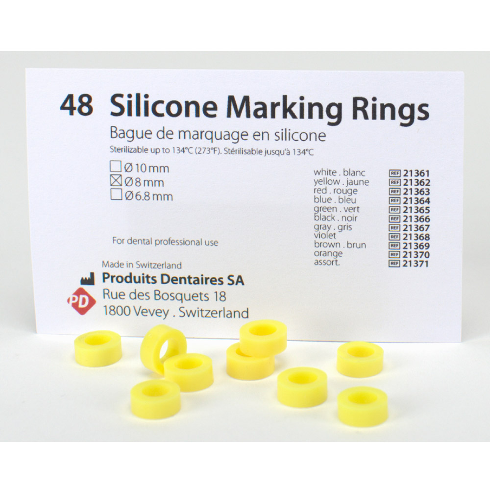 SILIKON RINGE PD GELB 8,0MM PA/48