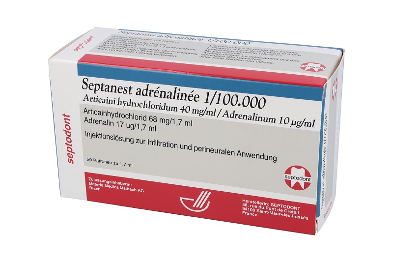 Septanest 1/100.000 ZA 50 >CH