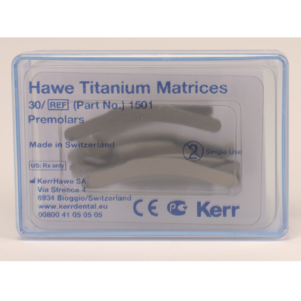 Matrices en titane 1501, 30 pièces