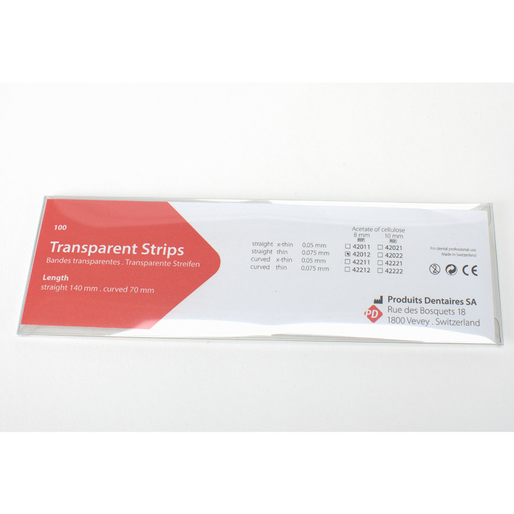 ACETAT STRIPS GER DUENN 8MMPA/100