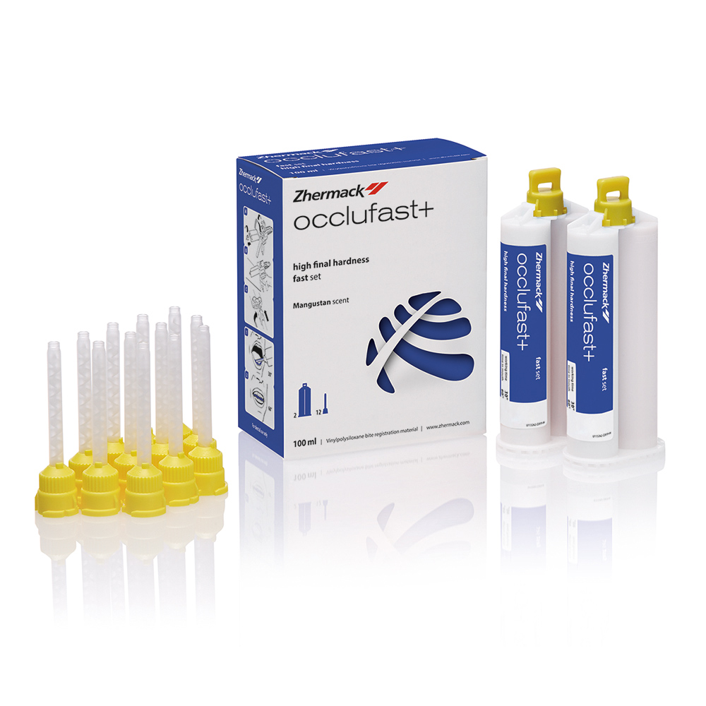 Occlufast+, 2 x 50 ml + 12 canules de mélange