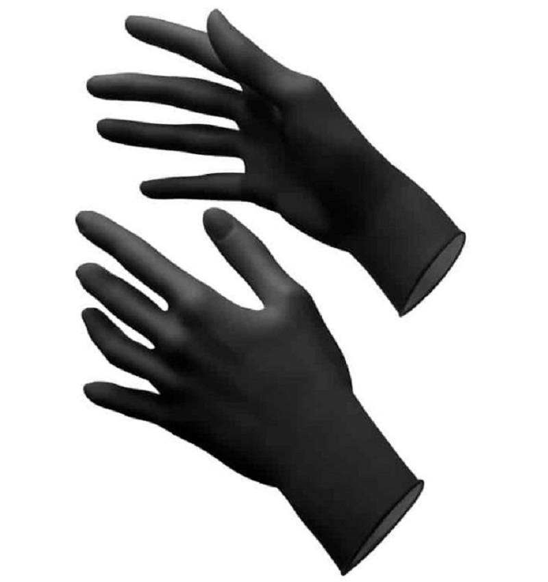 Gants en nitrile STYLE taille XL noirs, paquet de 100 pièces