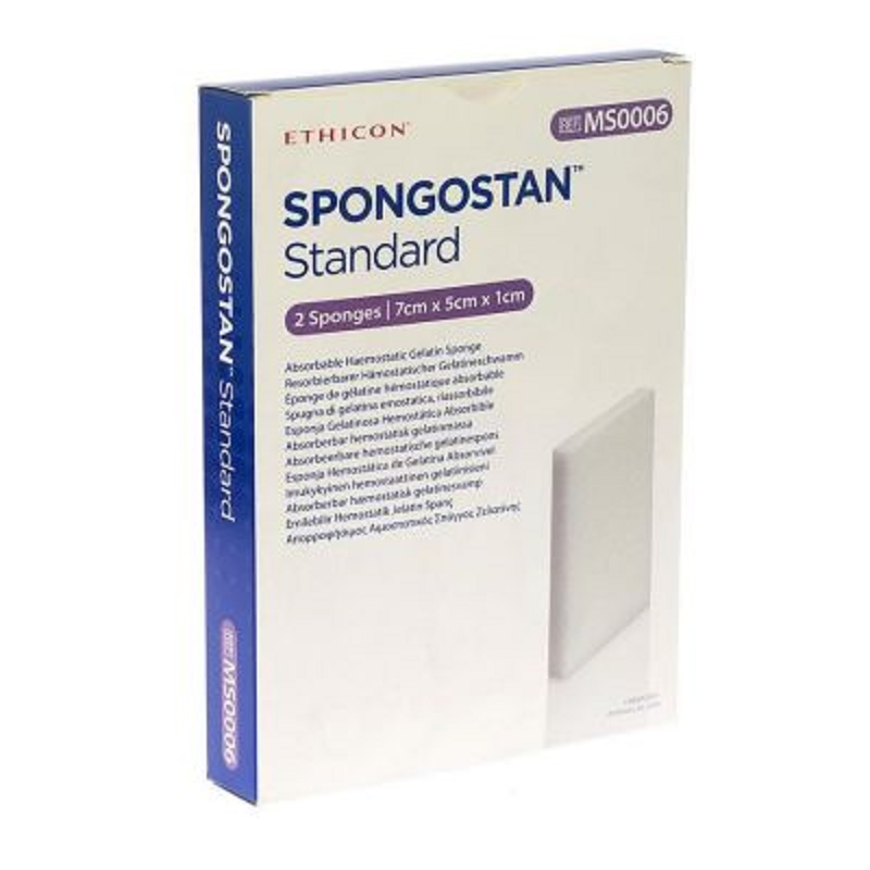 Spongostan Dental 50x70x10 mm 2 pcs >CH