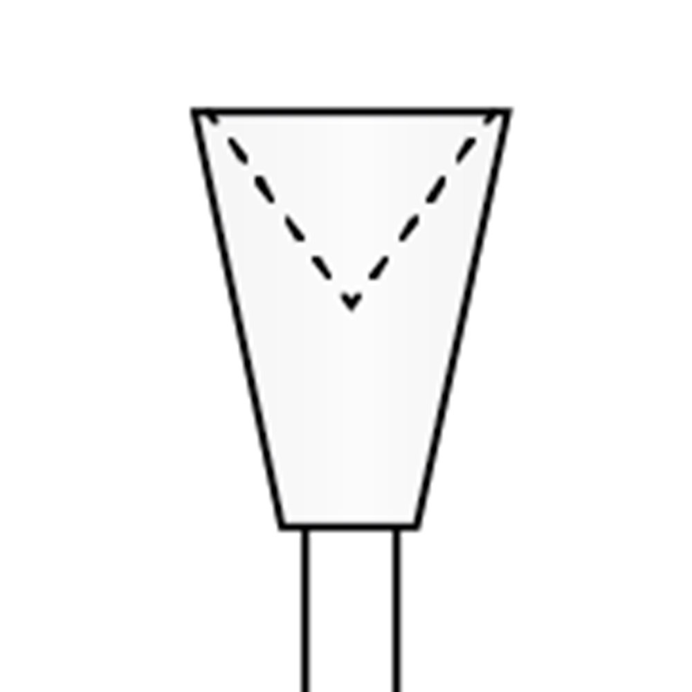 Polissoir composite Identoflex blanc 547 W, 12 pièces