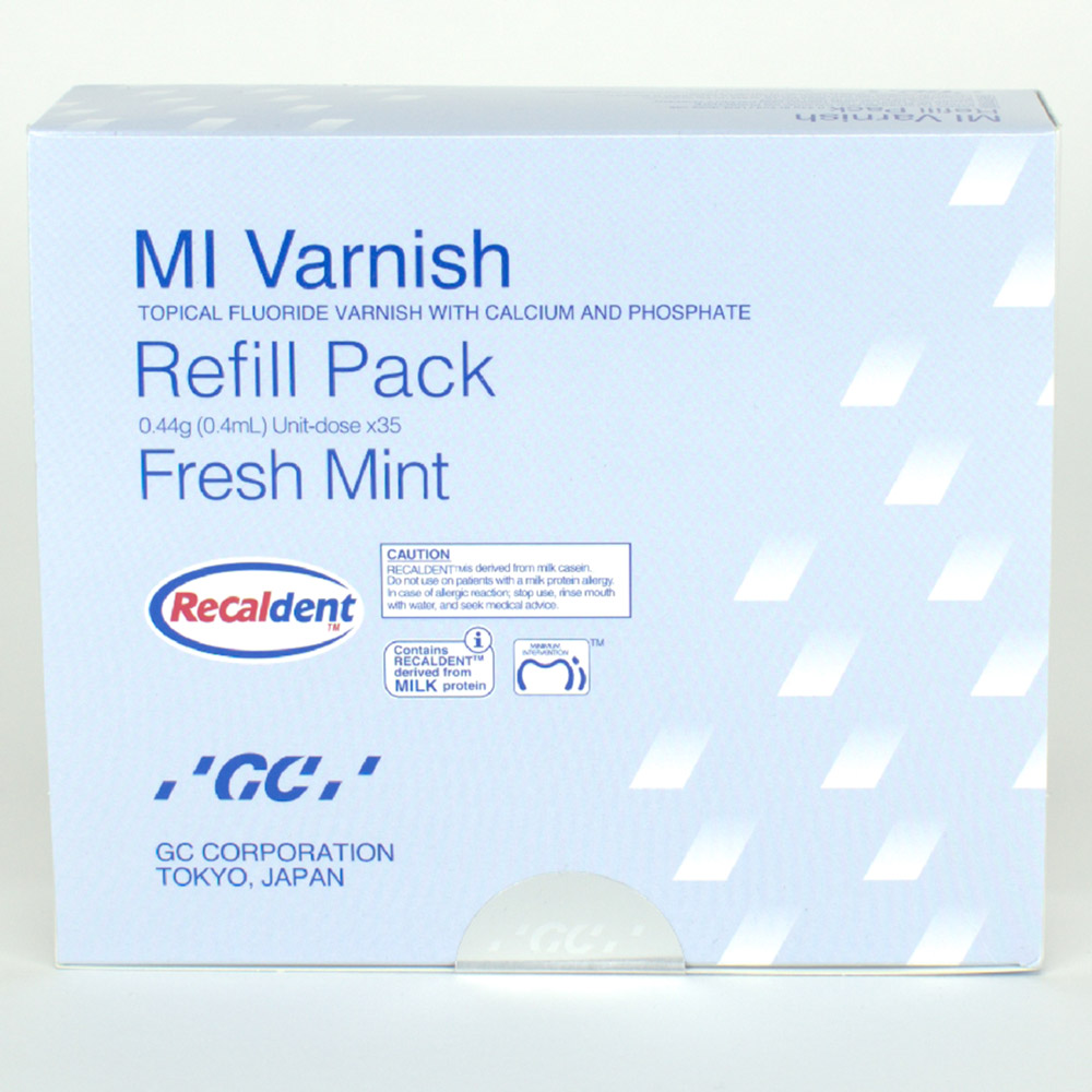 GC MI VARNISH 35X0,4ML MINZE+50BÜRS