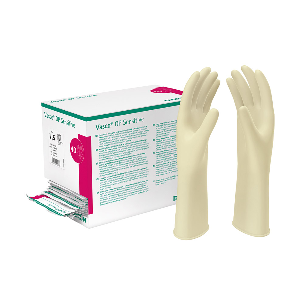 Vasco OP Sensitive Latex Handschuhe Gr. 7, 40 Paar
