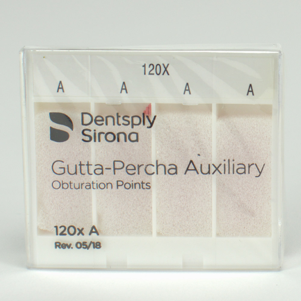 Pointes de gutta-percha 22F A, 120 pièces
