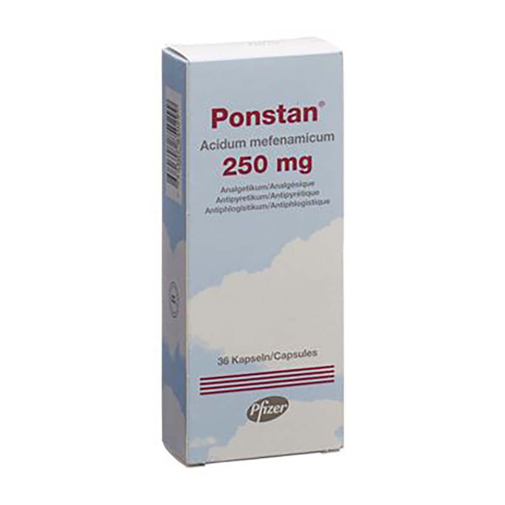 Ponstan capsules 250 mg, 36 pièces