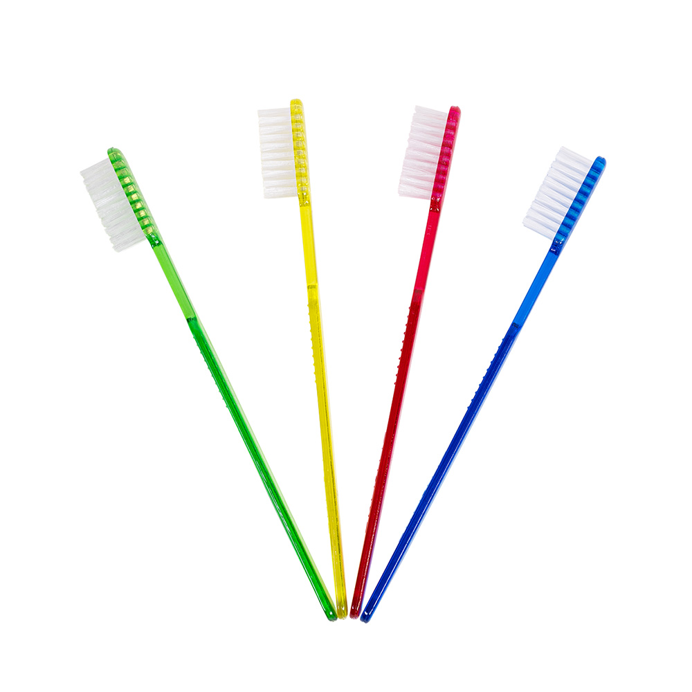 PLULINE brosses à dents jetables assorties, 100 pièces
