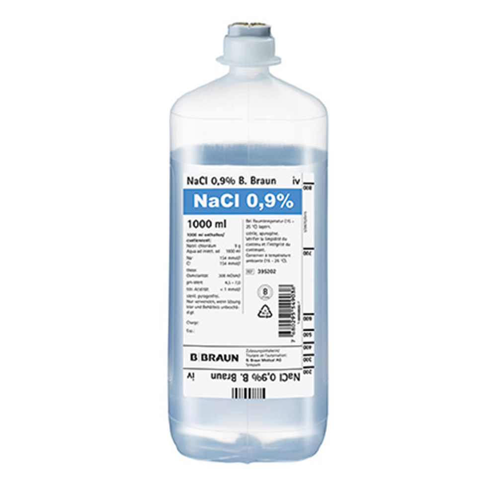 NaCl 0,9 % Ecoflac plus 10x1000 ml >CH