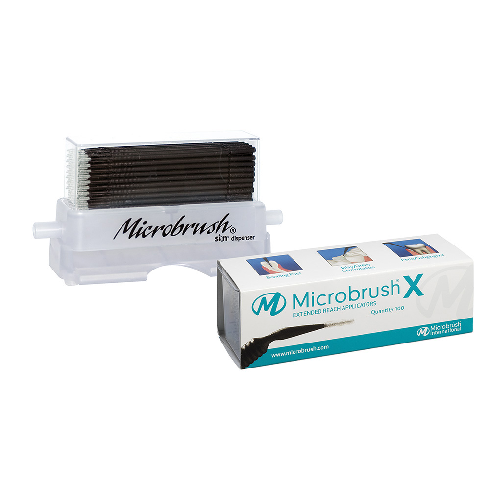 MICROBRUSH X APPLIKAT.SCHWARZPA/100