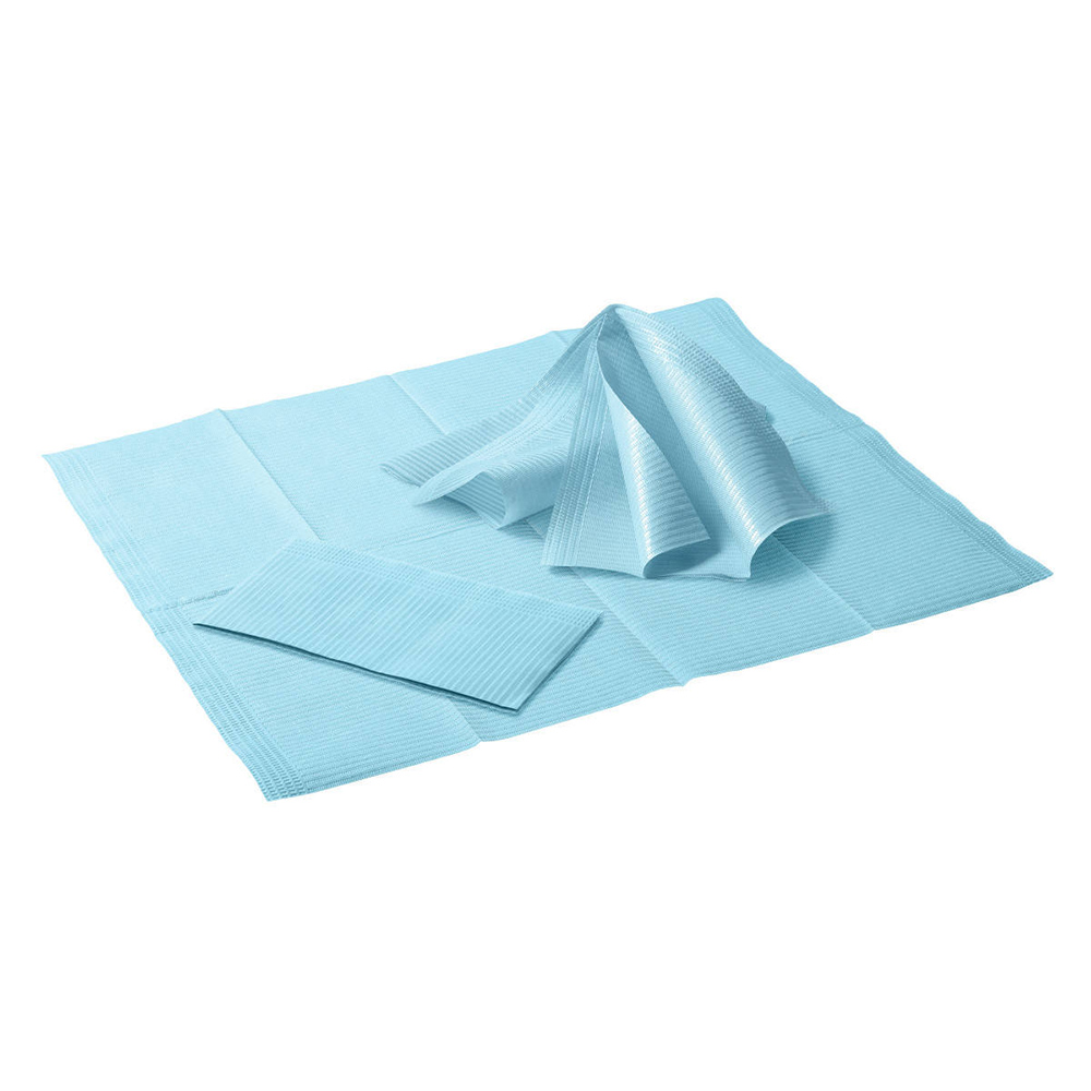 TOP SAFE Servietten eisblau 3-lagig 33 x 45 cm, 500 Stück