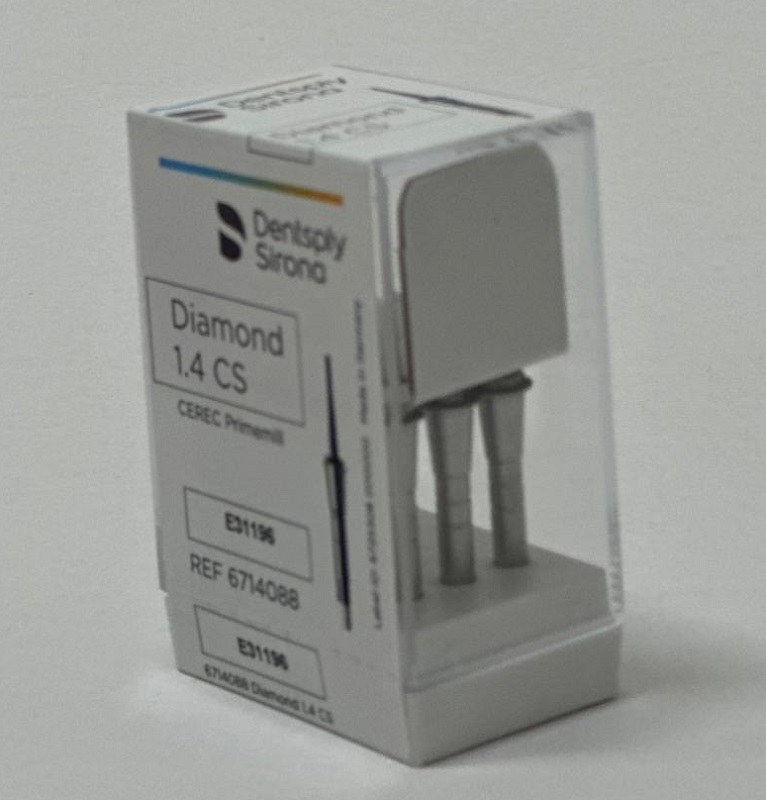 Cerec Primemill Diamant 1,4 CS, 6 pièces