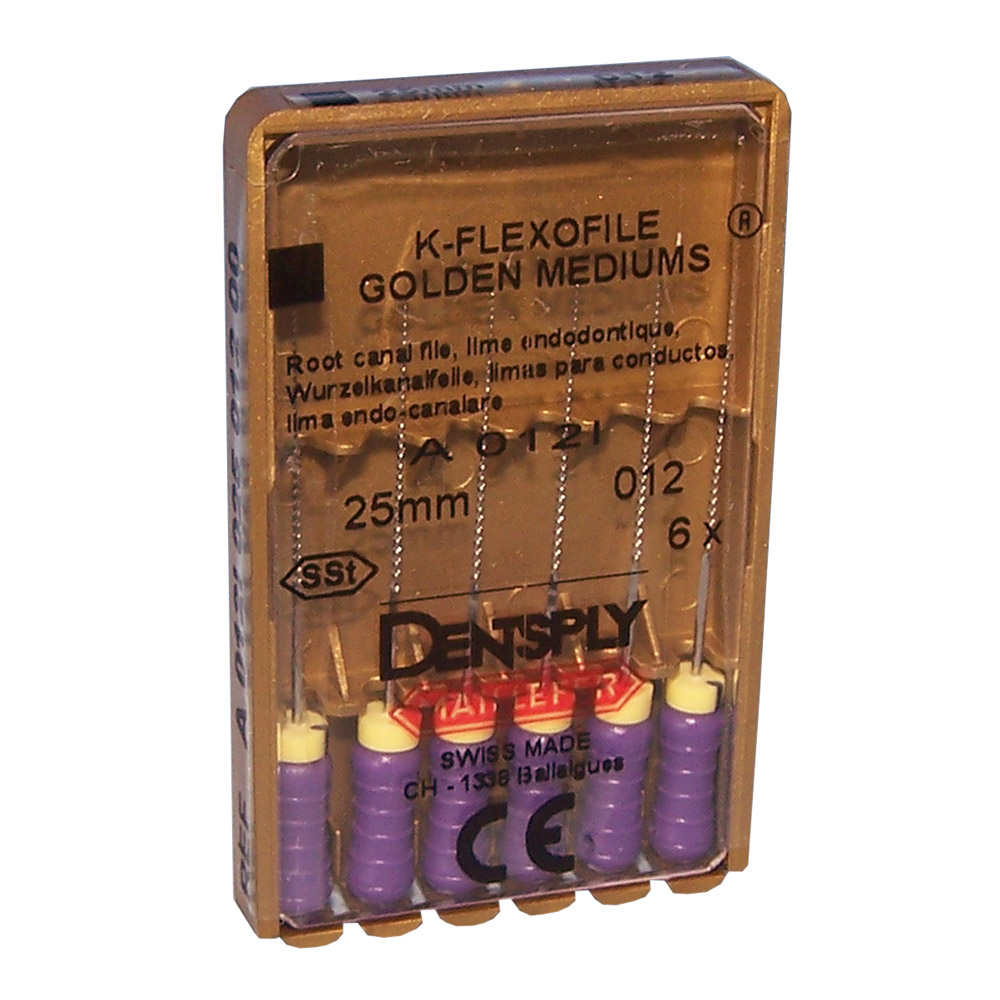 K-Flexofile gold medium 27 25 mm, 6 Stück