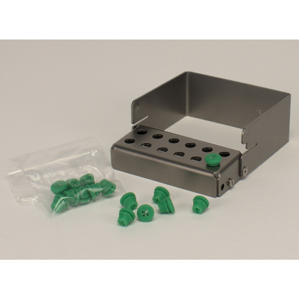 Bohrerständer Plug'In 12 Löcher 5 cm hoch grün, Stück