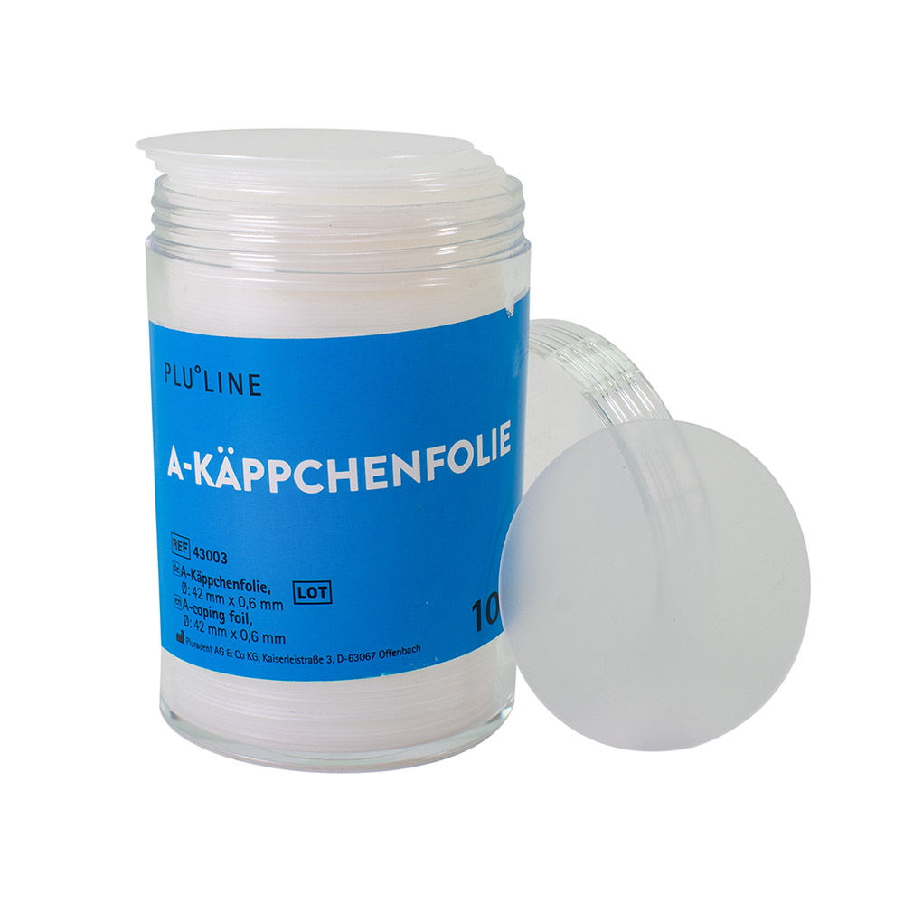 PLULINE A-Käppchenfolie 0,60 x 42 mm, 100 Stück