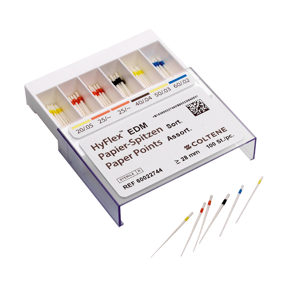 HyFlex EDM Pointes de papier OneFile 25/, 100 pièces