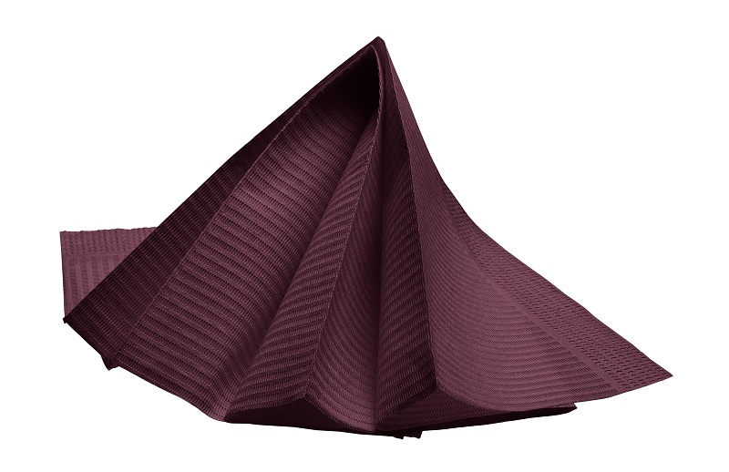 TOP SAFE Patientenservietten weinrot 2-lagig 33 x 45 cm, 500 Stück