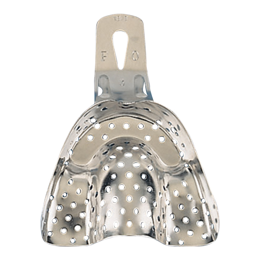 Porte-empreinte superieuresdentees per- cees Ehricke inox