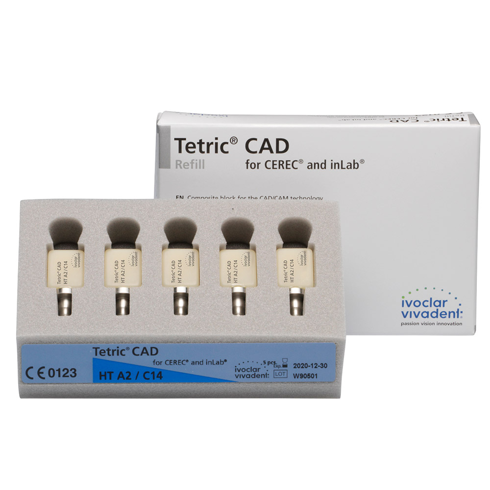 Tetric CAD CEREC/inLab HT A3 C14, 5 Stück