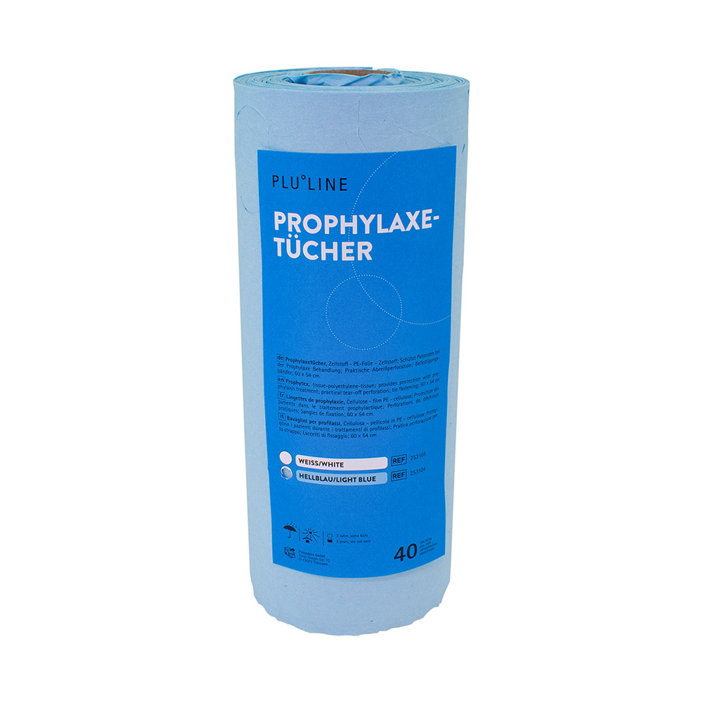 PLULINE PROHYLAXET.60x54cm h-blau, 40St