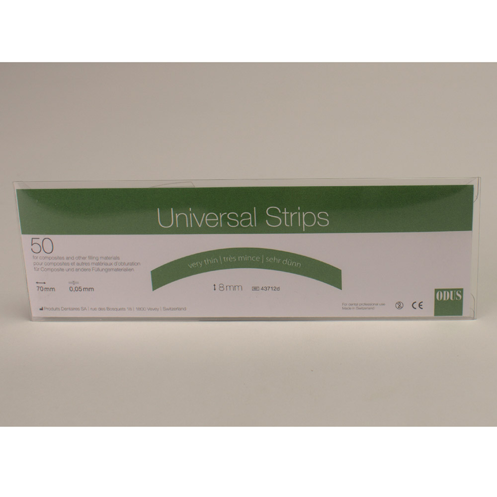 Odus universal Streifen 0,05 x 8 mm gebogen, Packung