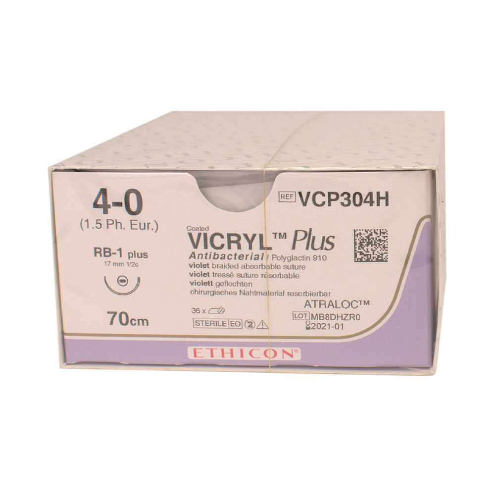 Vicryl Plus 5-0 FS-2 45cm VCP391H 36 pces