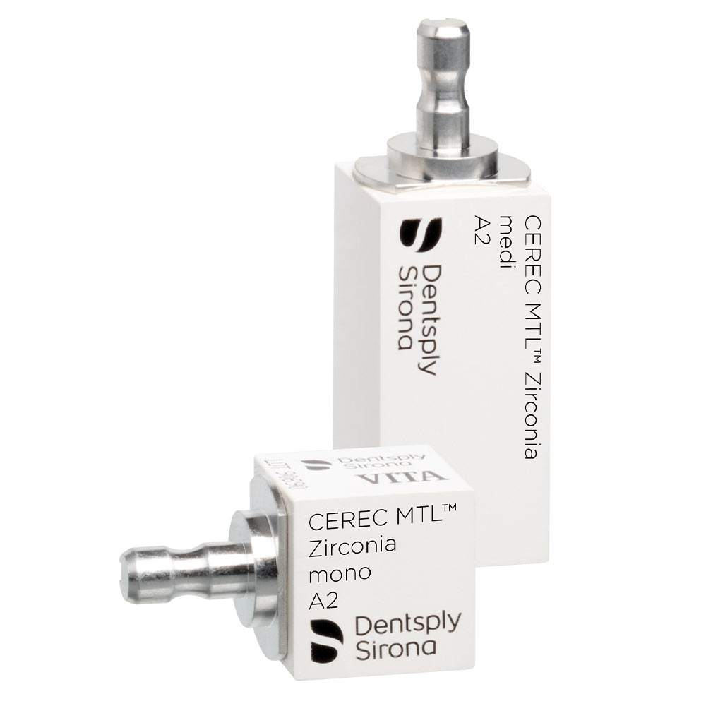CEREC MTL Zircone A4 mono, 4 pièces