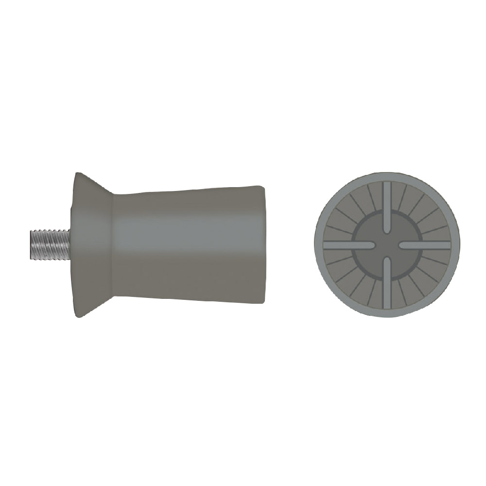 Prophy-Cup Screw-Type 9002 dunkelgrau, 30 Stück