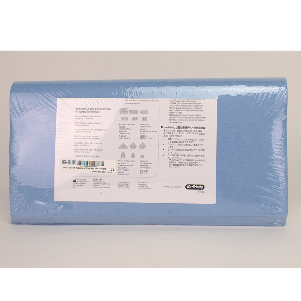 IMS Papier de stérilisation p. 1/4 DIN cassette 37,5x37,5cm 100feuilles