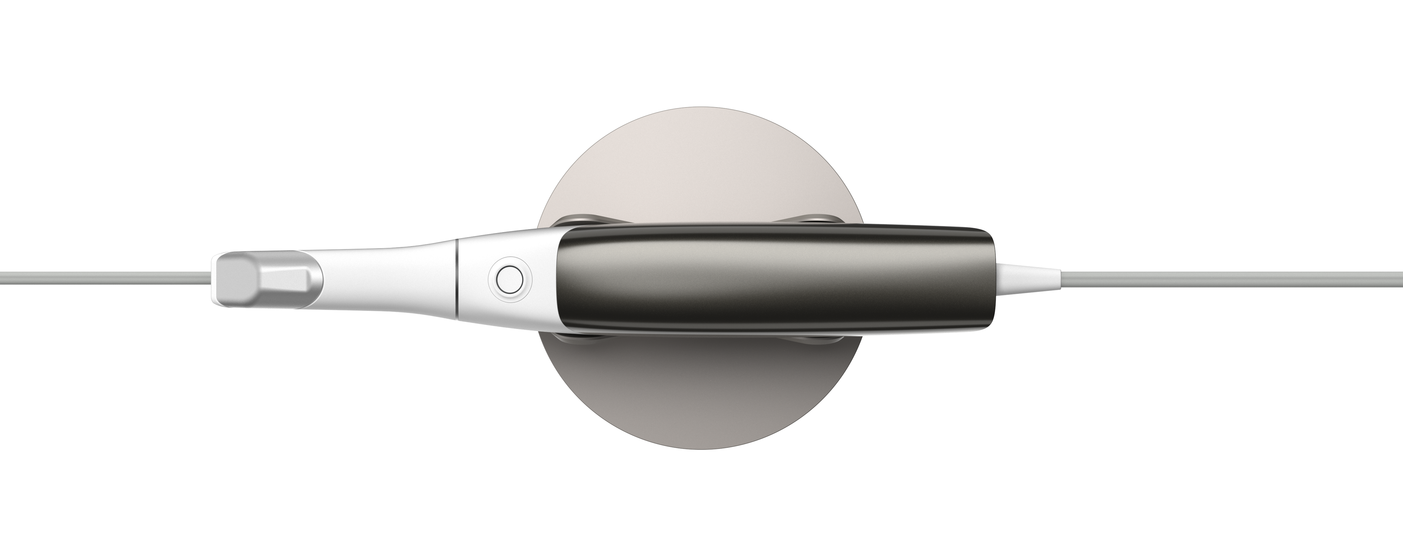 TRIOS 3_Product Render_transparent_scanner in pod top_2024