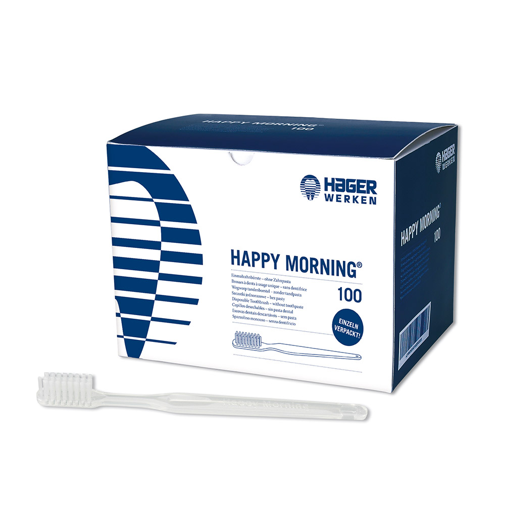 Happy Morning ohne Zahnpasta, 100 Stück