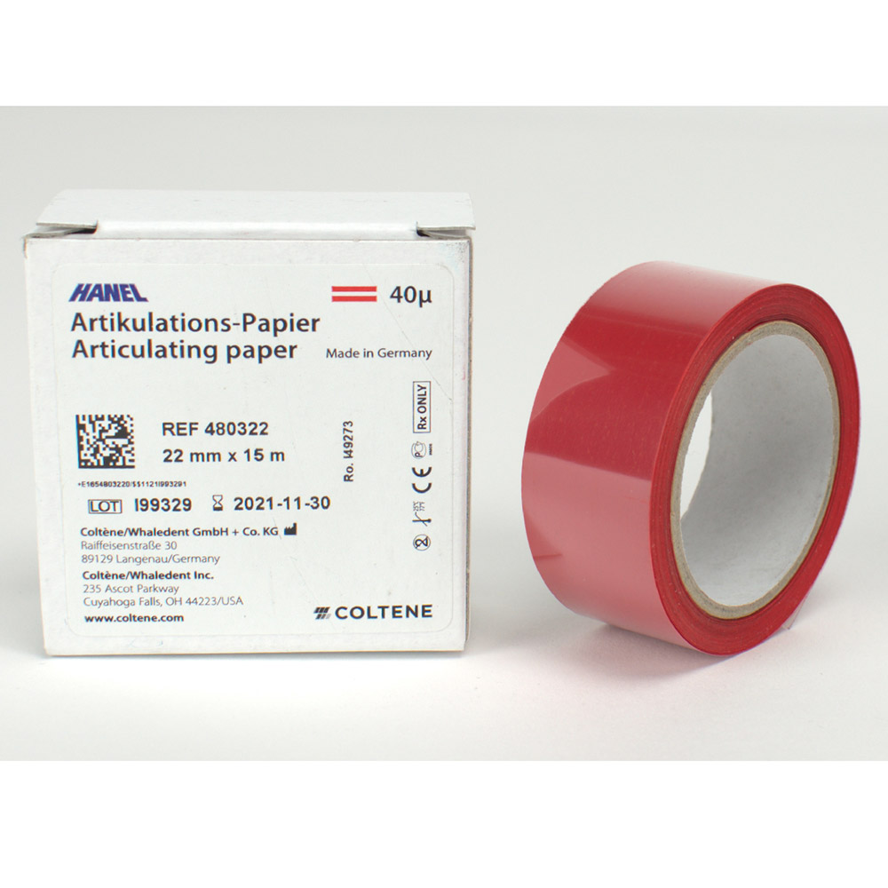 ARTIKULATIONSPAPIER ROT #480322 15M