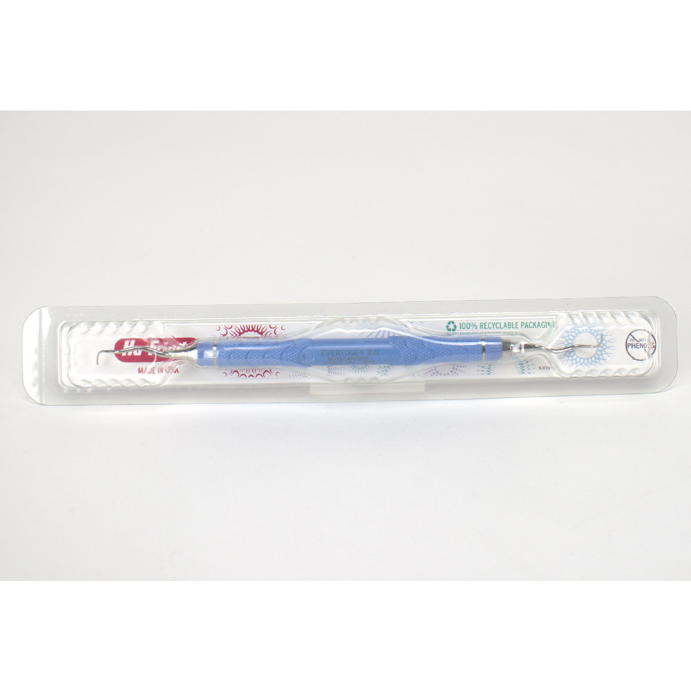 Curette Gracey Standard 13-14 rigide EverEdge 2 Manche 8 Résine bleue, pièce