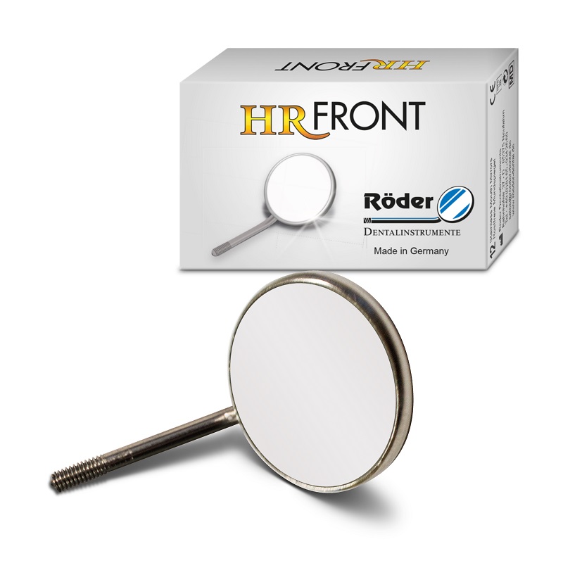 Mirroir dentaire HR Front SS plat no.3 12pces