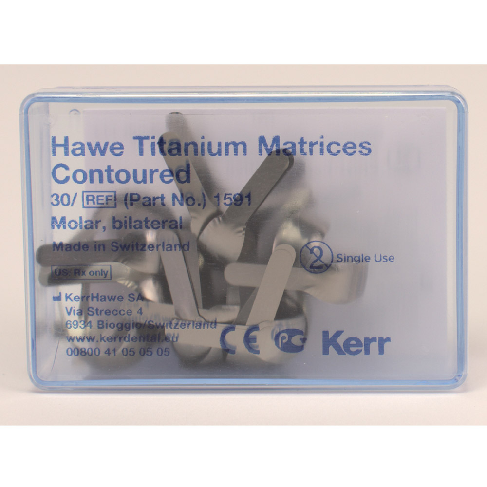 Matrices titane bombées no 1591 30 pces