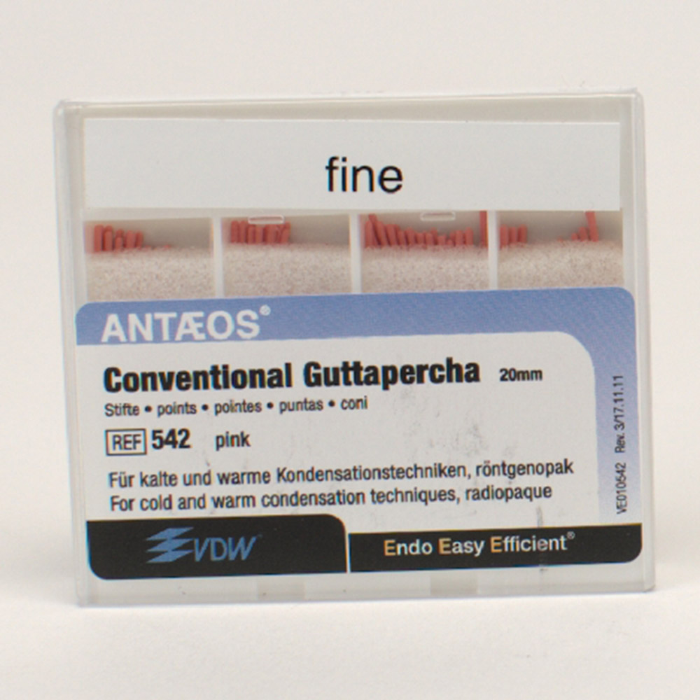 Guttapercha Stifte 542 f rosa, Satz