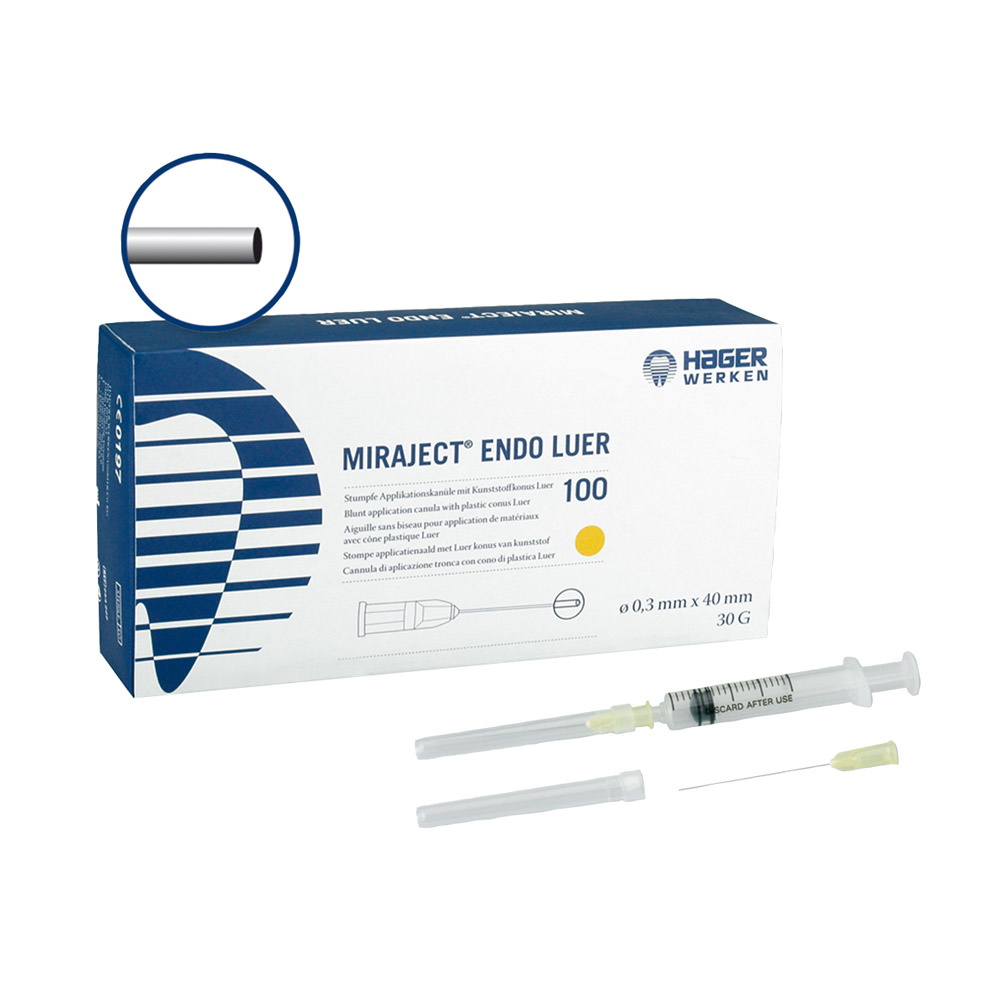 Miraject Endo Luer 0,5/40mm Pa100