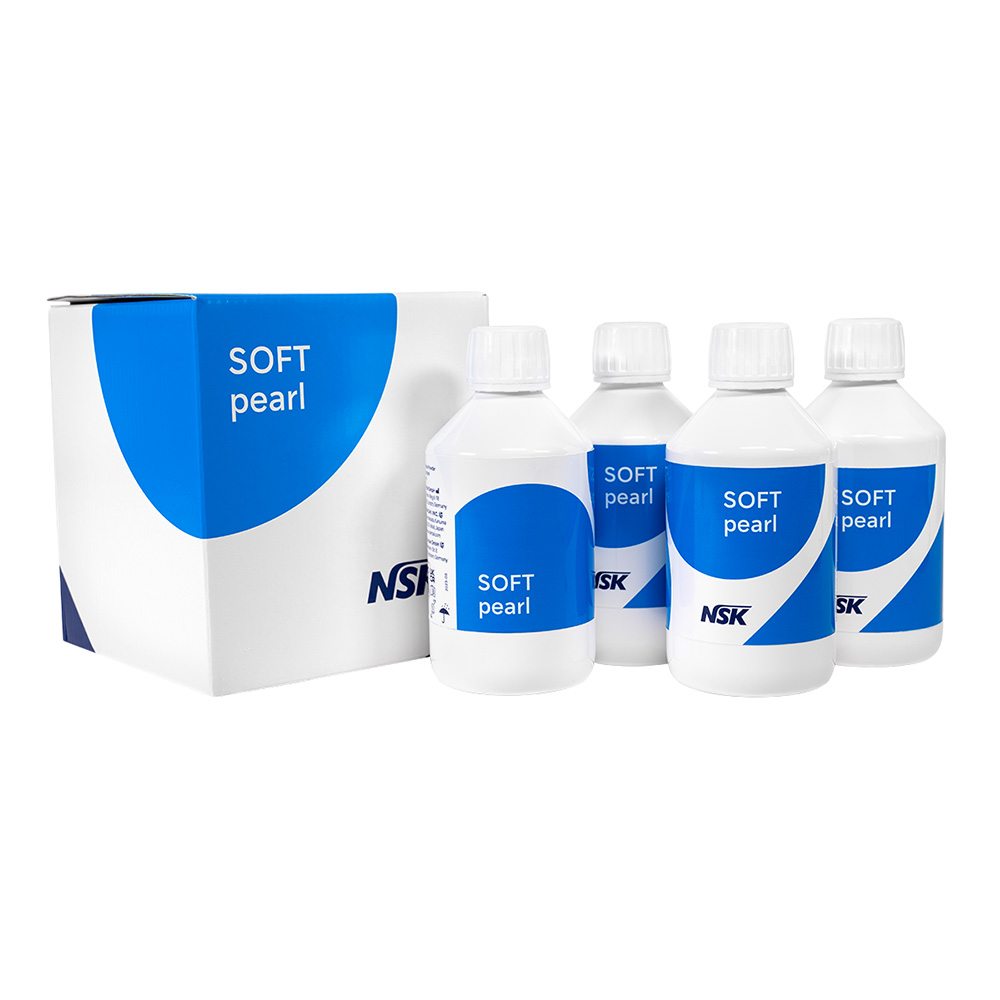 NSK SOFTpearl Prophylaxepulver 65my, 4 x 250 g Flasche