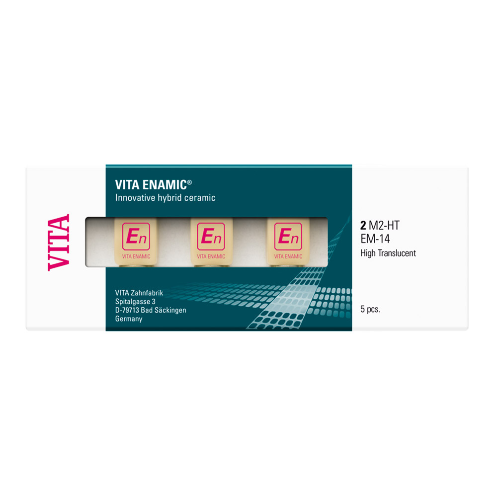 VITA ENAMIC for CEREC/inLab, 2M2-HT, EM-14, 5 pcs.