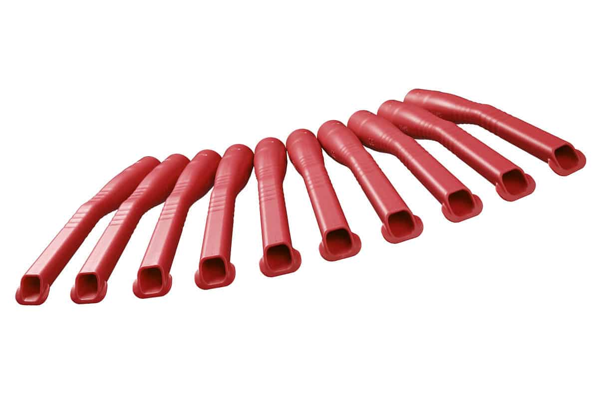 Canule d'aspiration TOP TIPS Kids rouge, 10 pièces