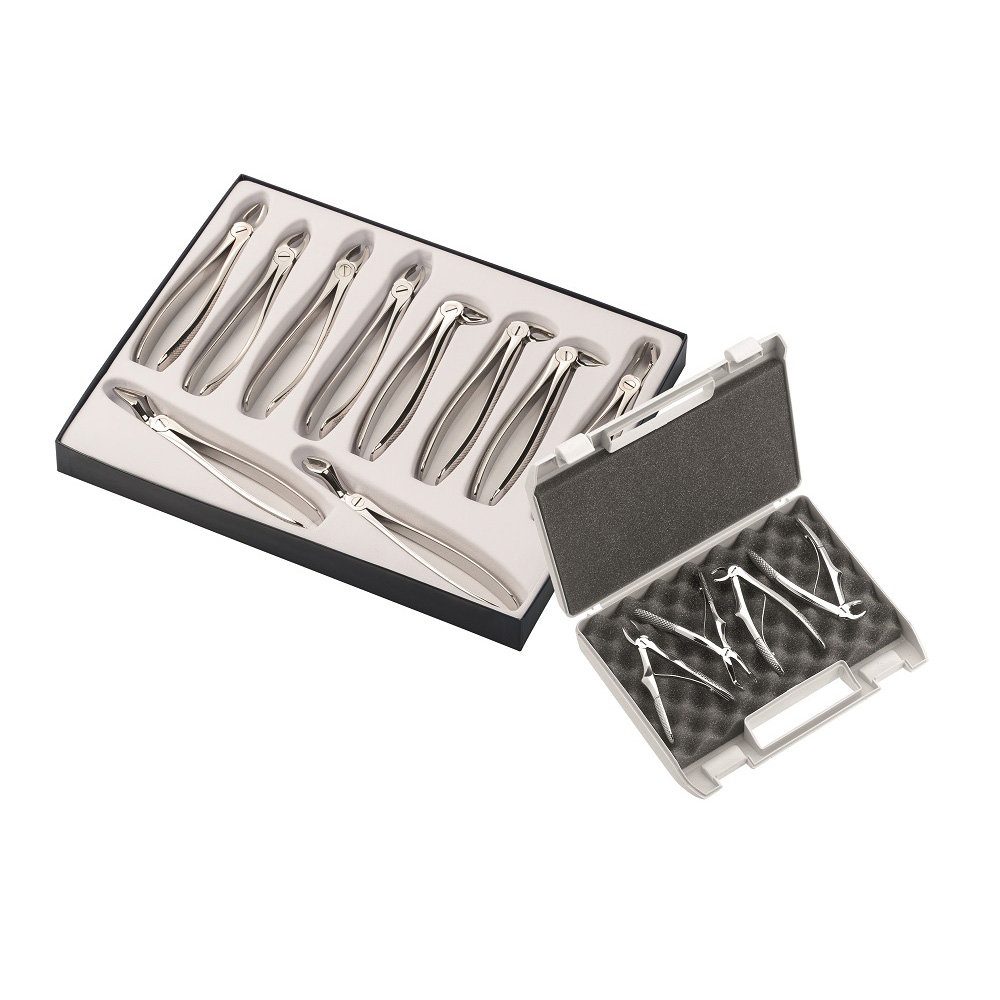 Set de pinces dentaires modèle E + pinces pour enfants Akt
