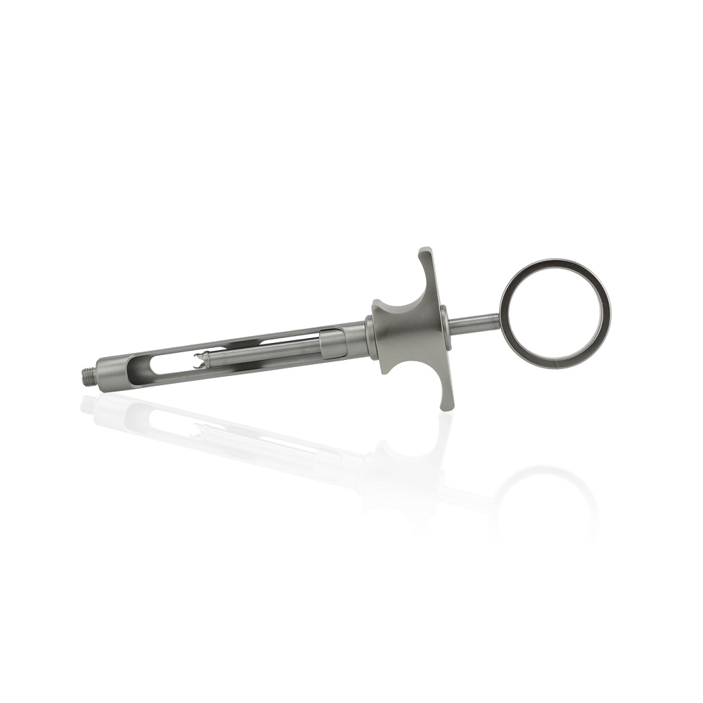 Seringue à cartouche cylindrique CRAW blanche, pièce