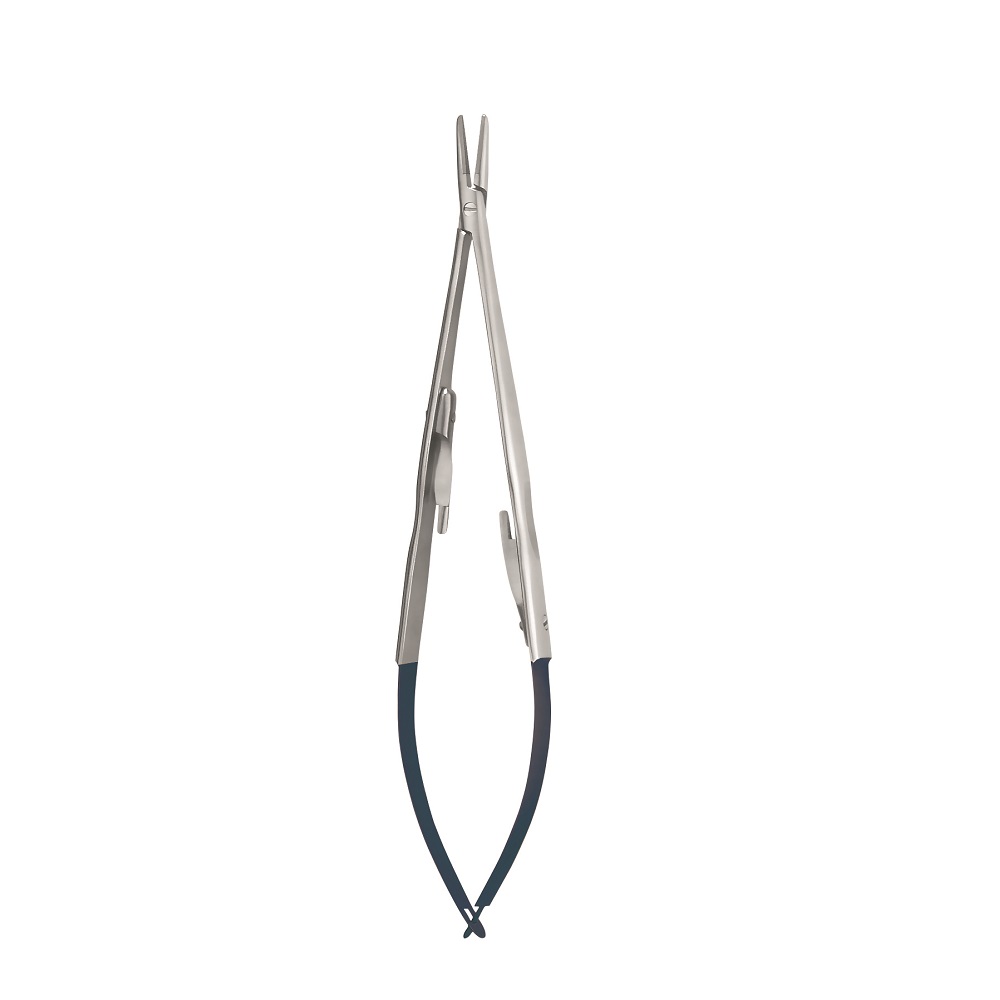 Pince porte-aiguille Castroviejo Rockhard bleu LiquidSteel 18,0 cm, pièce