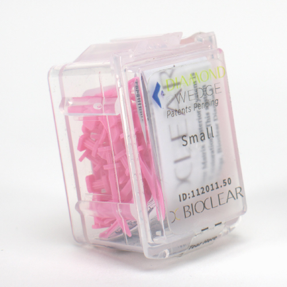 Bioclear Diamond Wedge small rosa 50St