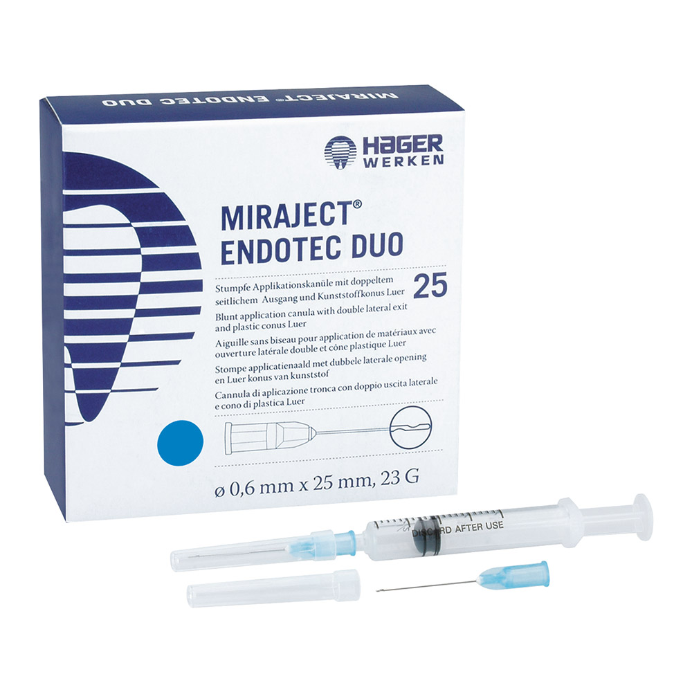 Miraject Endotec Duo G23 0,6 x 25 mm, 25 Stück