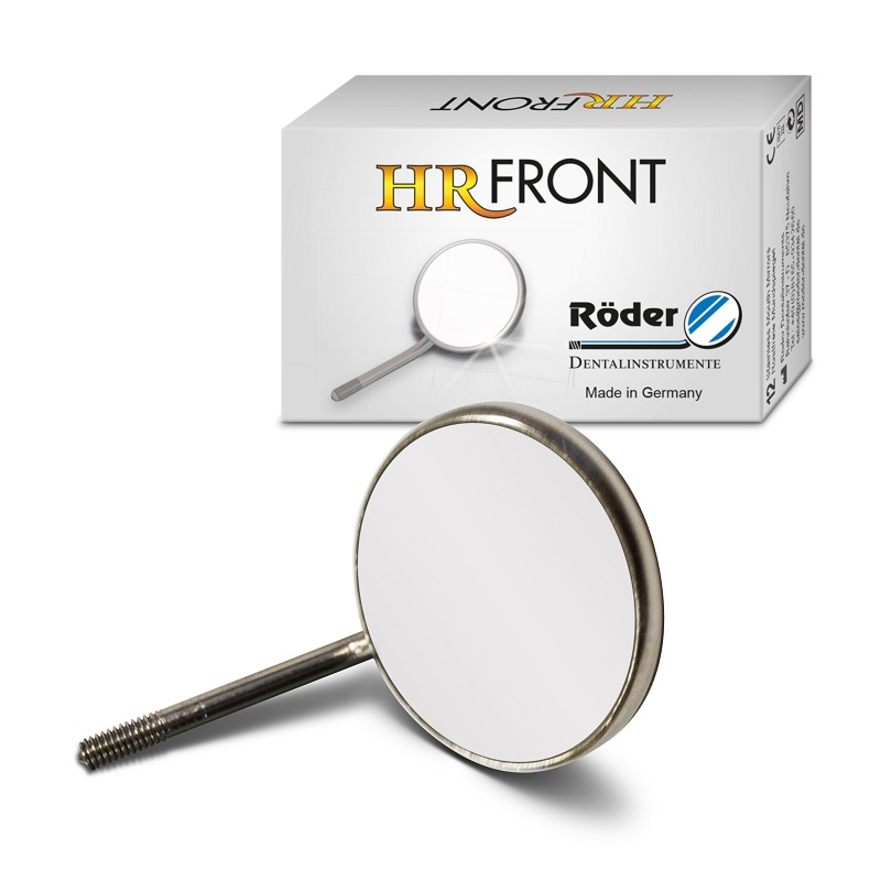 Mirroir dentaire HR Front SS plat no.4 12pces